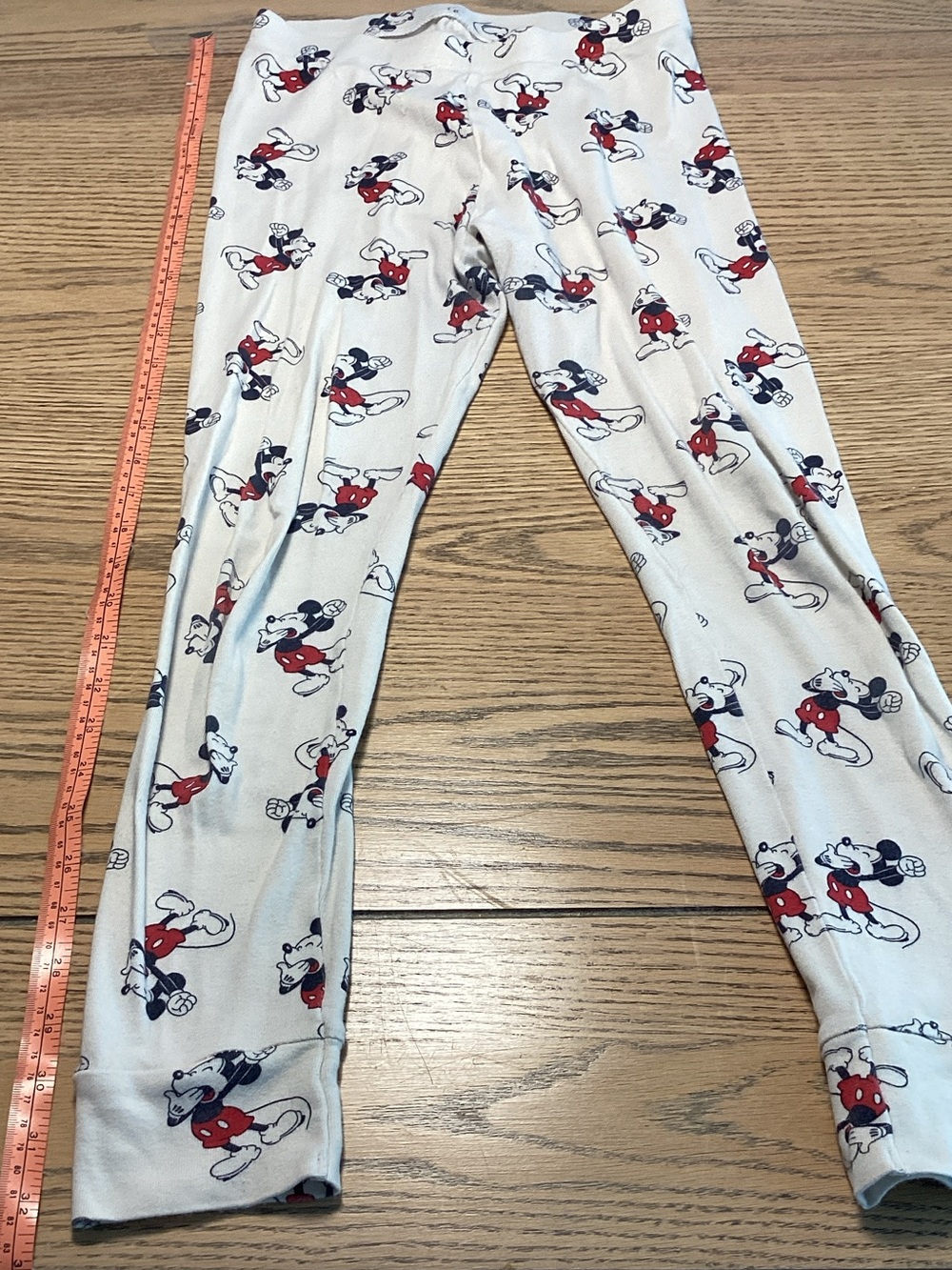 Disney White Pajama Set with Red & Black Cartoon Print - Picture 2 of 7